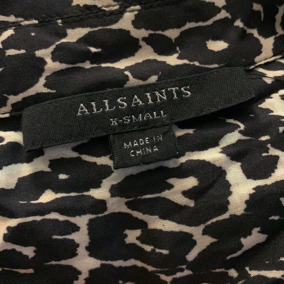 Button up, tie front All Saints Blouse - Picture 5 of 6